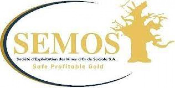 Logo de SEMOS - SOCIETE D'EXPLOITATION DES MINES D'OR DE SADIOLA SA